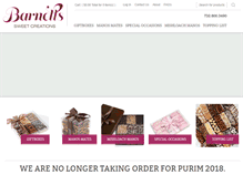 Tablet Screenshot of barnettssweetcreations.com